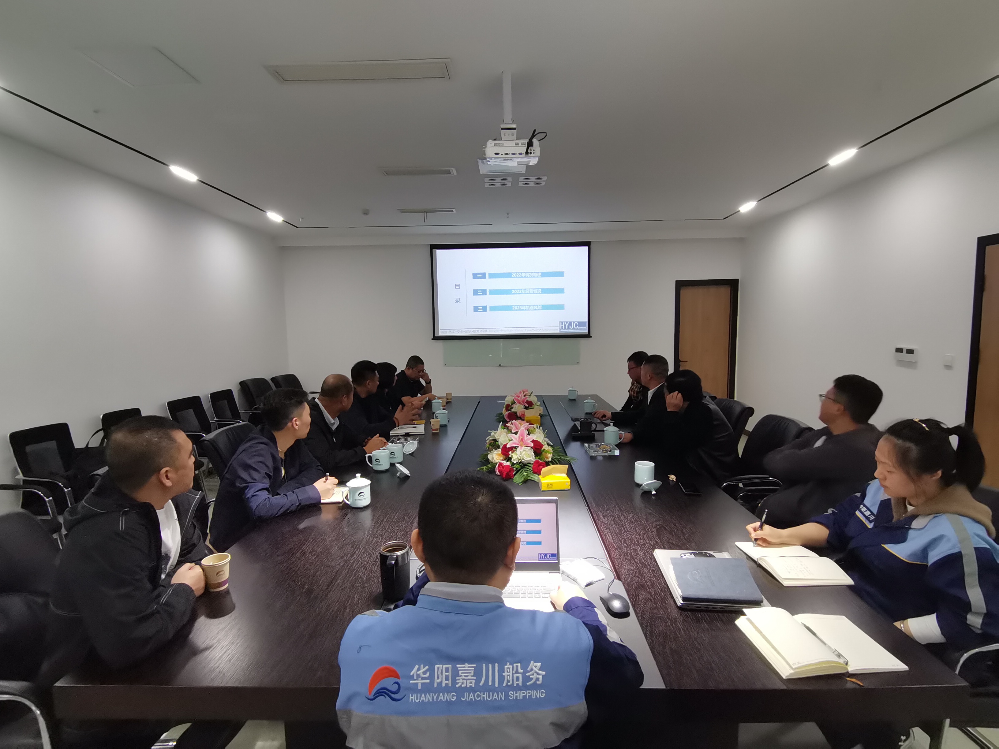 尹董事长一行莅临公司检查指导工作